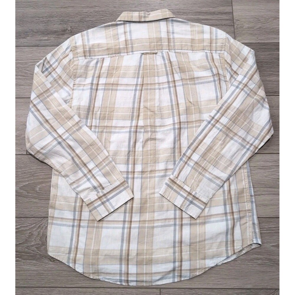 LOT/2 FREE ASSEMBLY PLAID BUTTON FRONT SHIRTS LONG SLEEVE MENS SIZE L   NWT - Picture 9 of 16